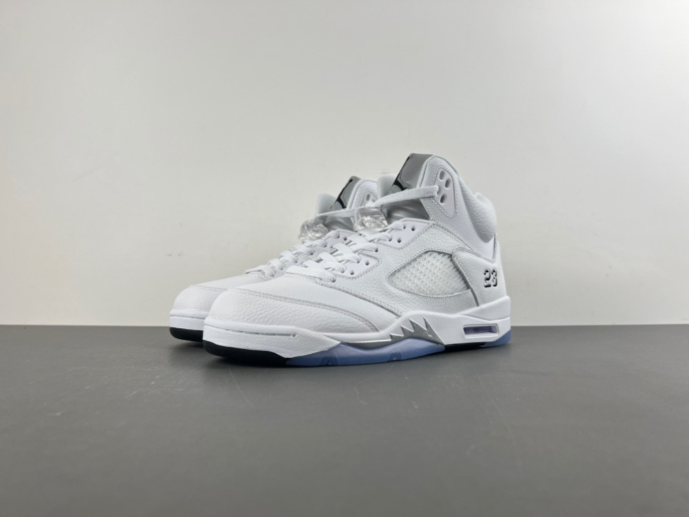 Air Jordan 5 White Metallic 2026 HQ7978-103