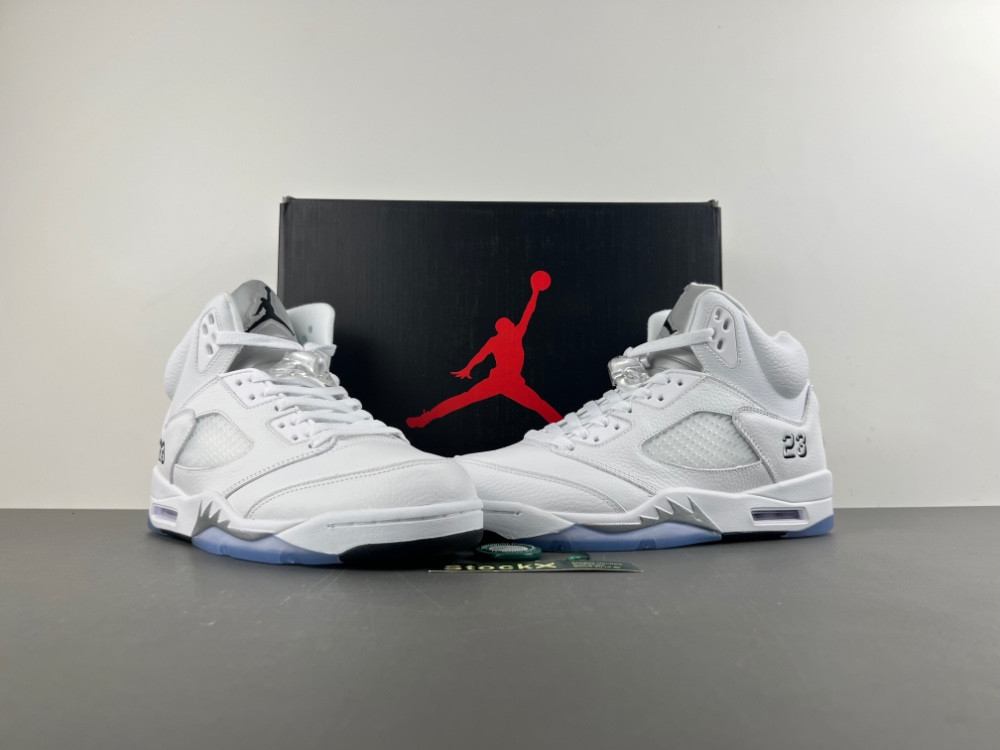 Air Jordan 5 White Metallic 2026 HQ7978-103