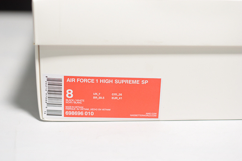 nike air force 1 high Svp*me sp "Svp*me" black 698696-010
