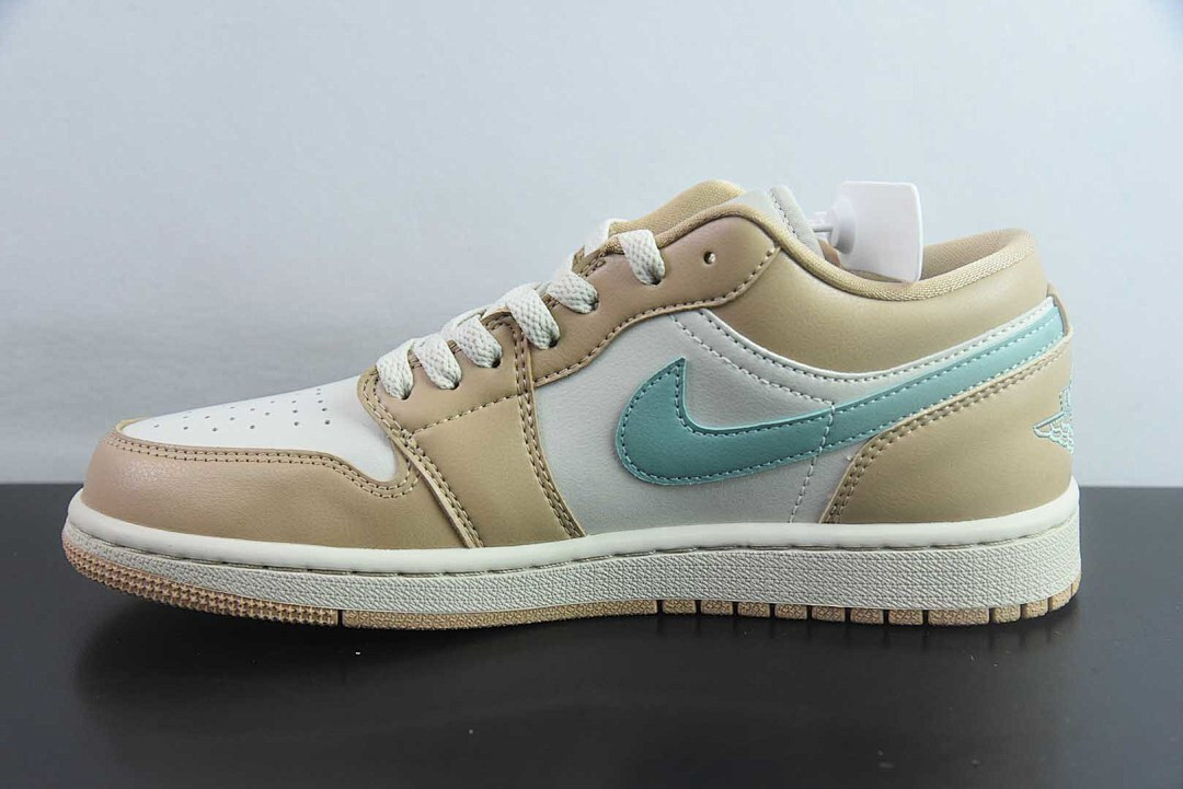 Air Jordan 1 Low Light Orewood Brown Hemp DC0774-130