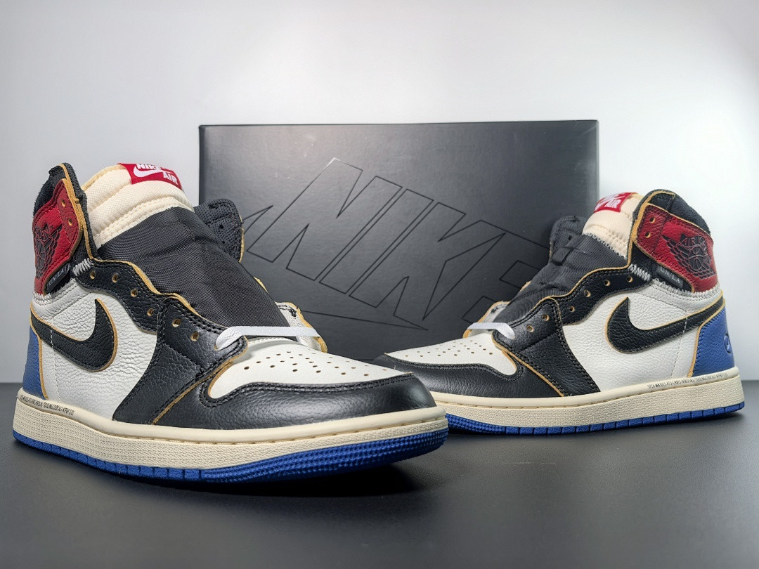 Union x Fragment x Air Jordan 1 High OG “Varsity Red/Sport Royal” IO7847-002